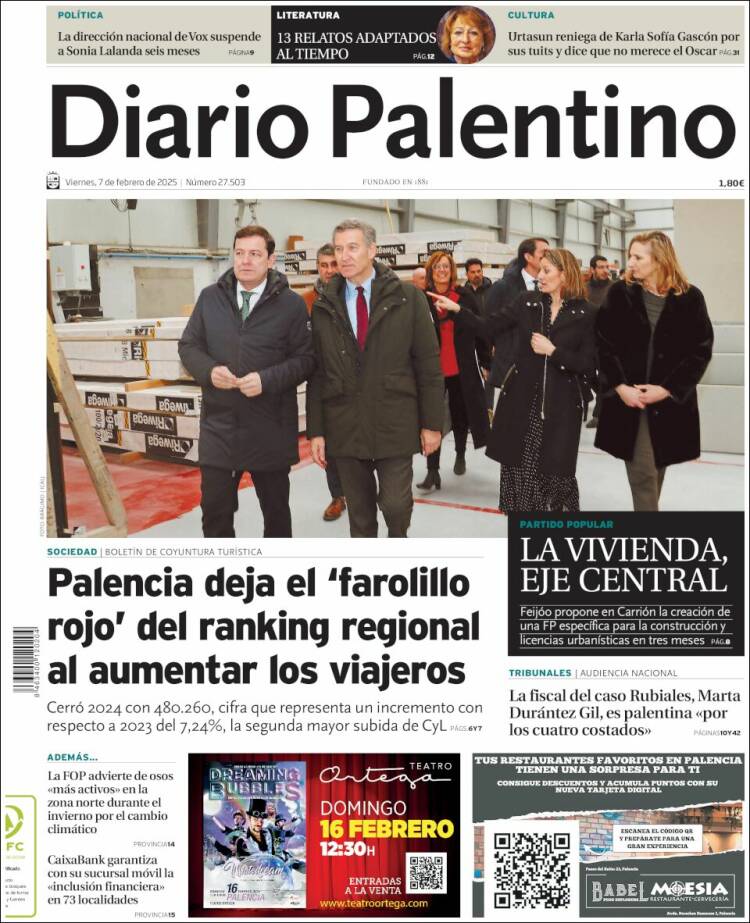 Portada de Diario Palentino (España)