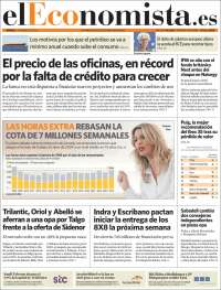 Portada de El Economista (España)