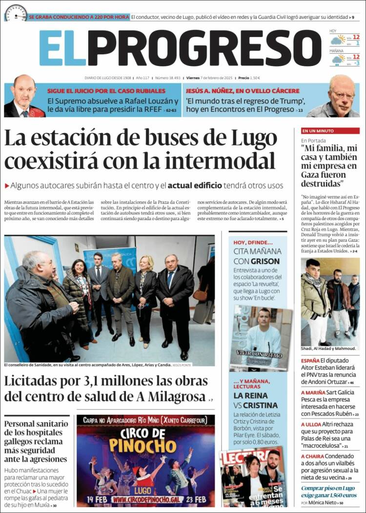 Portada de El Progreso (España)