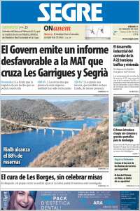 Portada de Segre  (España)