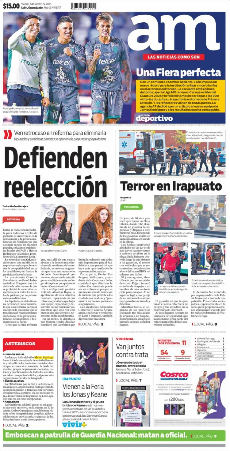 Portada de Al Día A.M. (México)