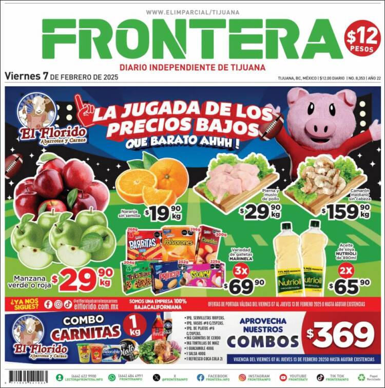 Portada de Frontera (México)