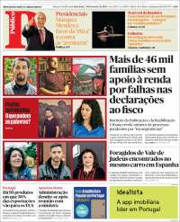 Portada de Público (Portugal)