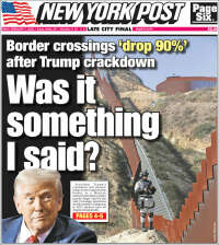 Portada de New York Post (USA)