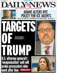 Portada de Daily News - New York (USA)