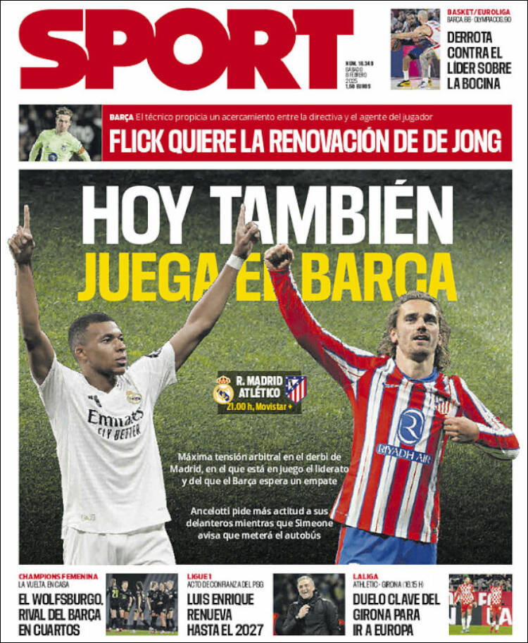 Portada de Sport (España)