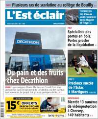 Portada de L'Est Eclair (Francia)