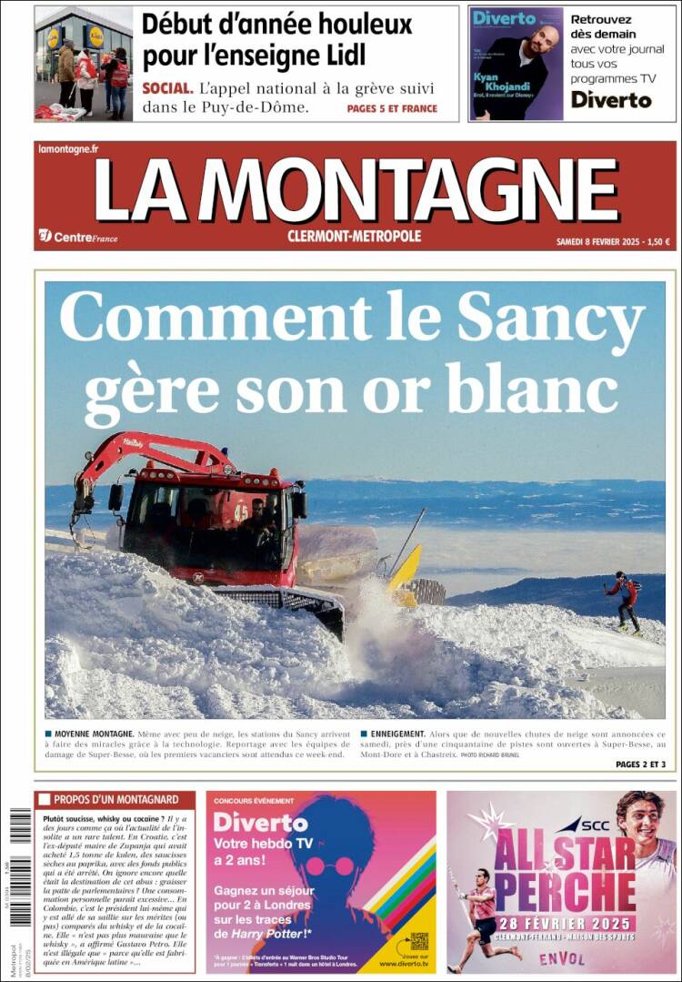 Portada de La Montagne (Francia)