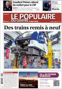 Portada de Le Populaire du Centre (Francia)