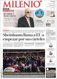 Portada de Milenio - Jalisco (M&eacute;xico)