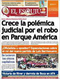 Portada de El Esquiu (Argentina)