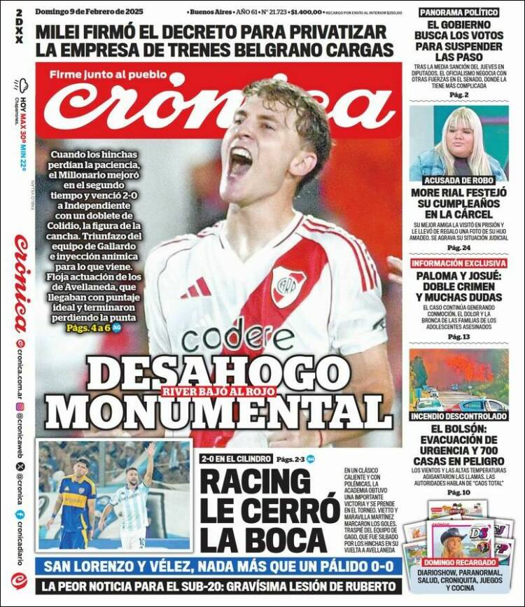 Portada de La Voz del Chaco (Argentina)