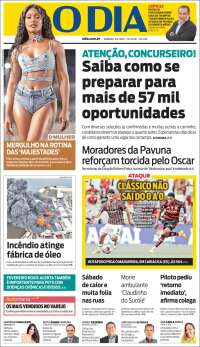 Portada de O Dia (Brasil)