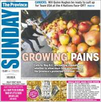 Portada de The Province (Canada)