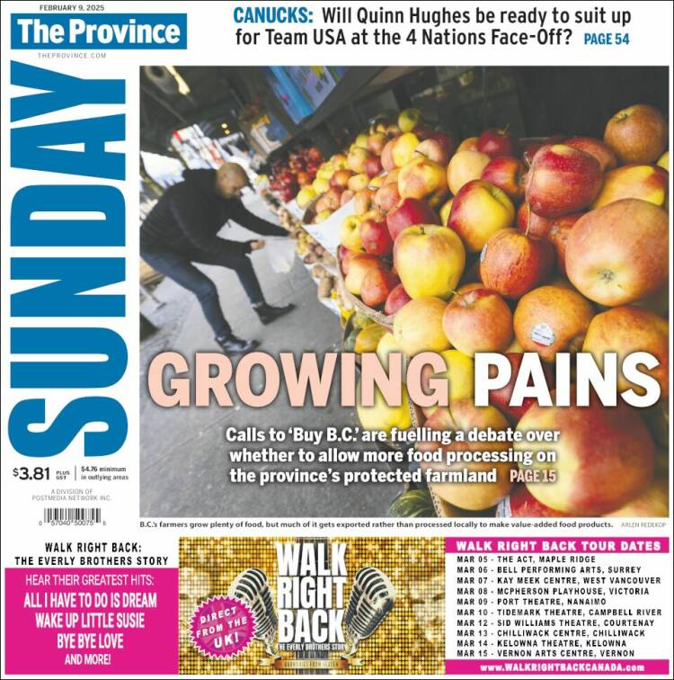 Portada de The Province (Canada)