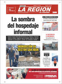 Portada de Diario La Región de Coquimbo (Chili)