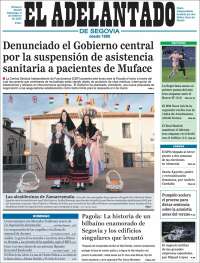 Portada de El Adelantado de Segovia (Spain)