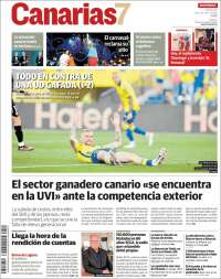 Portada de Canarias 7 (Espagne)