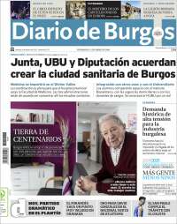 Portada de Diario de Burgos (Espagne)