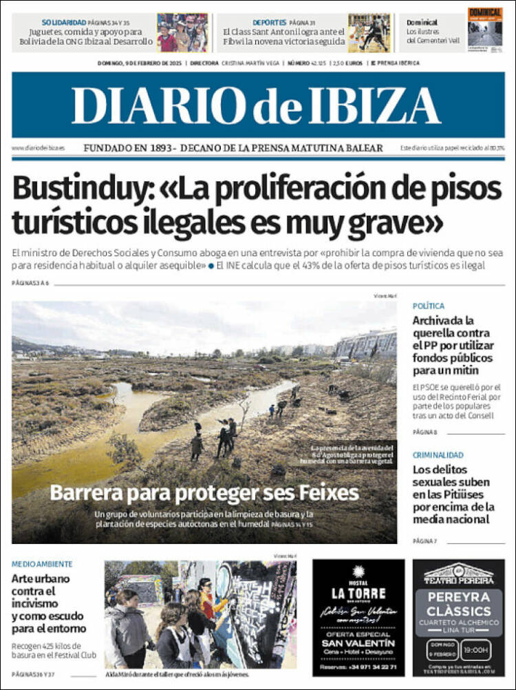 Portada de Diario de Ibiza (Spain)