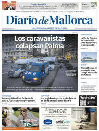 Portada de Diario de Mallorca (España)