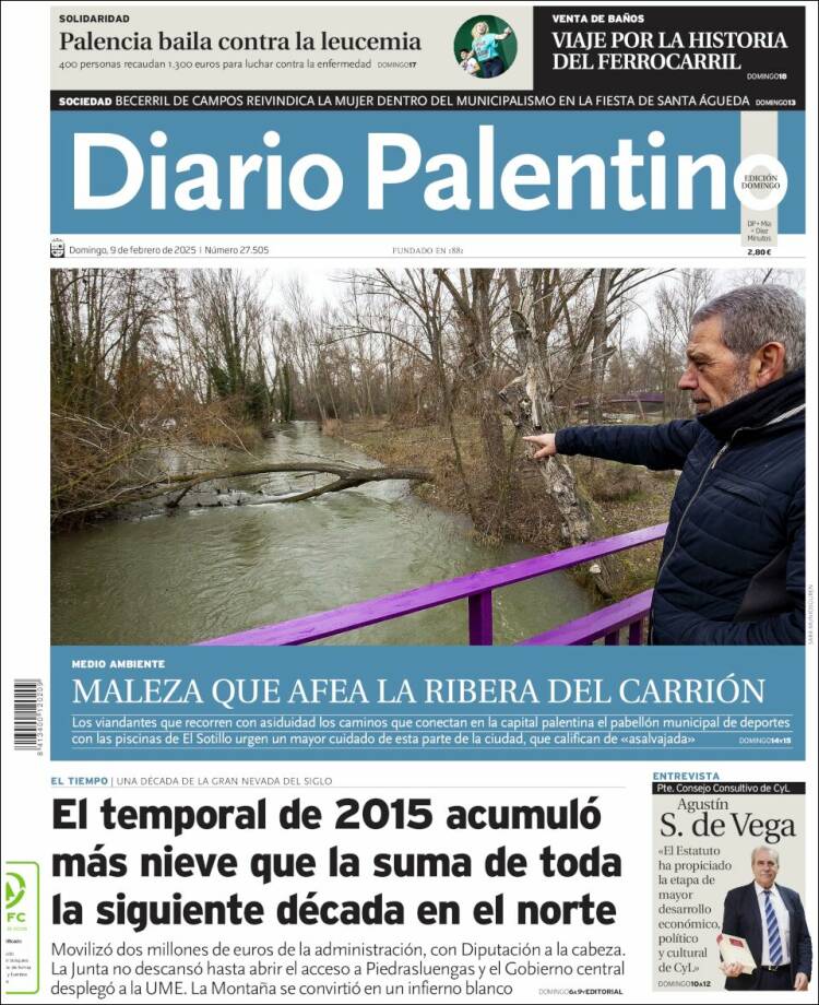 Portada de Diario Palentino (España)