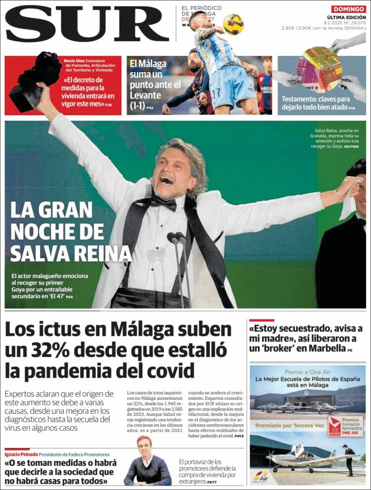 Portada de Diario el Sur (Spain)