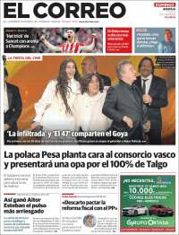 Portada de El Correo (Spain)