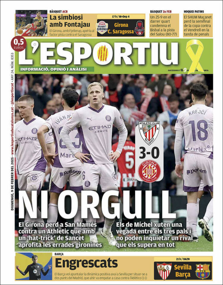 Portada de L'Esportiu : Girona (Espagne)