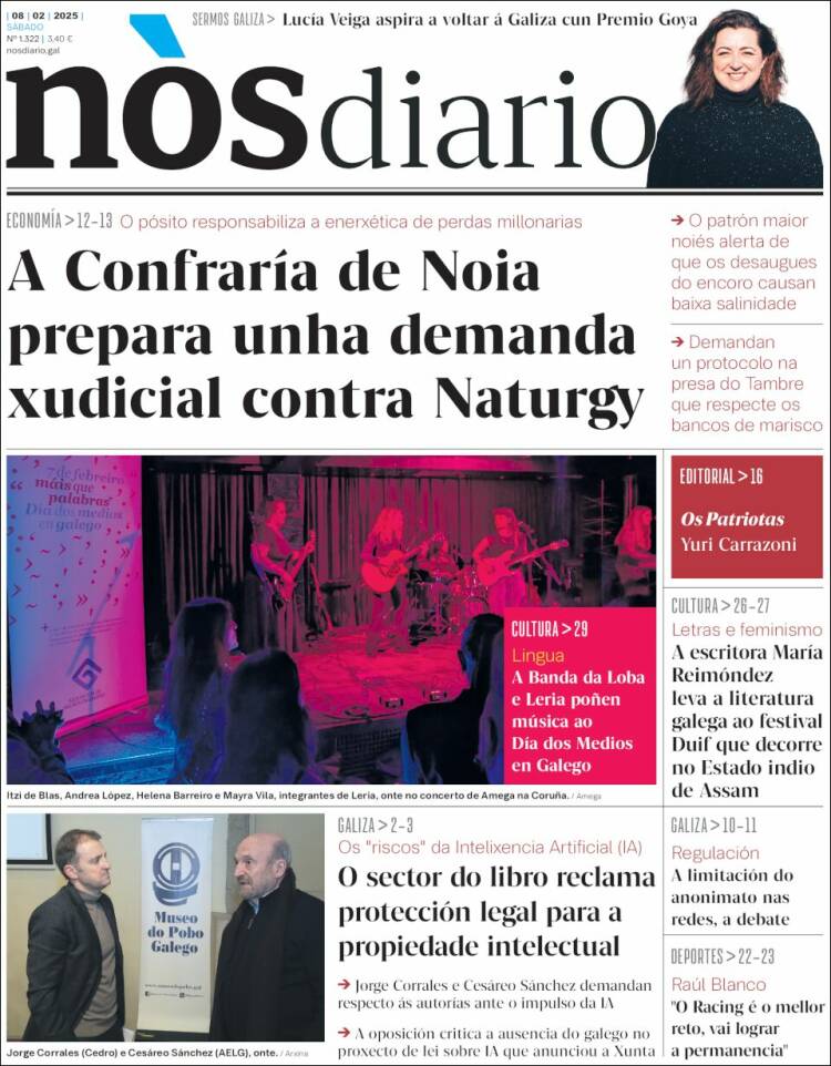 Portada de Nòs Diario (Spain)