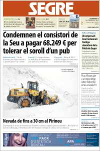 Portada de Segre (Spain)