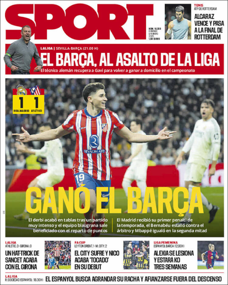 Portada de Sport (Espagne)