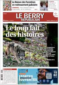 Portada de Berry Republicain (Francia)