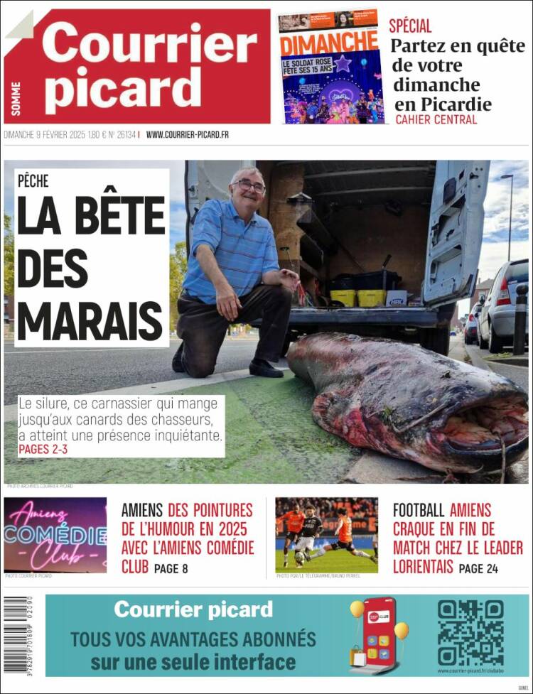 Portada de Courrier Picard (Francia)