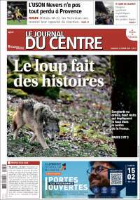 Portada de Le Journal du Centre (Francia)