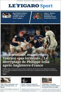 Portada de Le Figaro Sport (Francia)