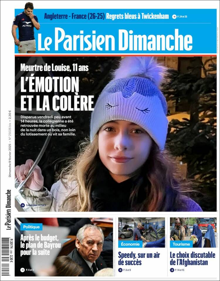 Portada de Le Parisien (France)