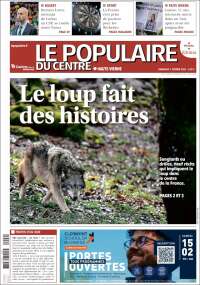 Portada de Le Populaire du Centre (Francia)