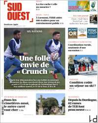 Portada de Sud Ouest (France)