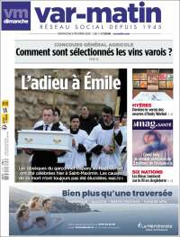 Portada de Var-Matin (France)