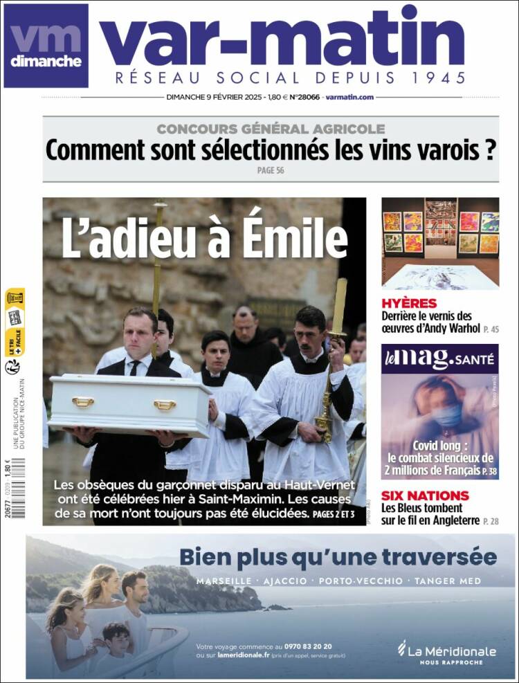 Portada de Var-Matin (Francia)