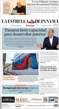 Portada de La Estrella de Panamá (Panama)