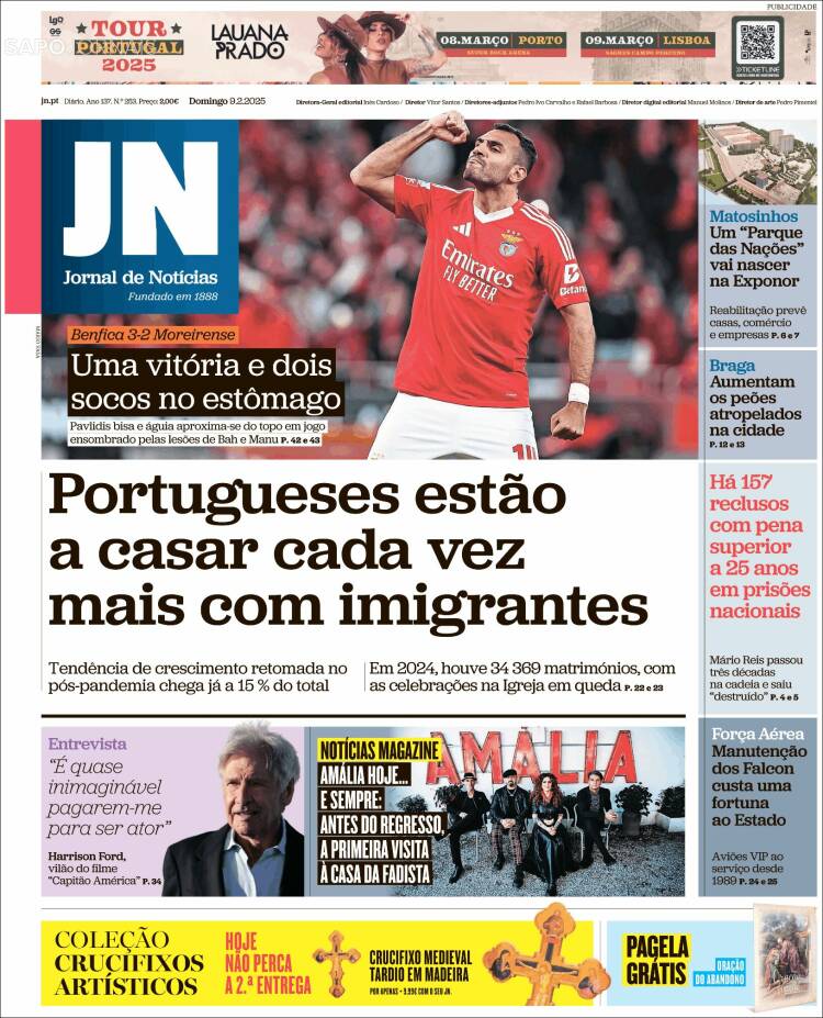 Portada de Jornal de Notícias (Portugal)