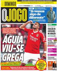 Portada de O Jogo (Portugal)