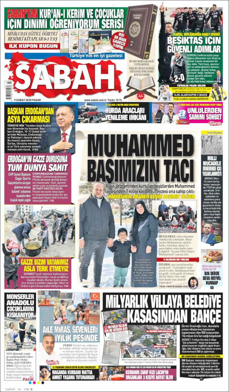 Portada de Sabah (Turkey)