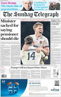 Portada de Daily Telegraph (Reino Unido)