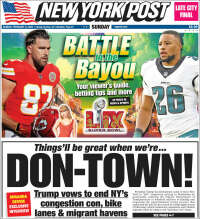 Portada de New York Post (États-Unis)