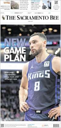 Portada de The Sacramento Bee (USA)