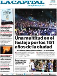 Portada de Diario La Capital - Mar del Plata (Argentine)