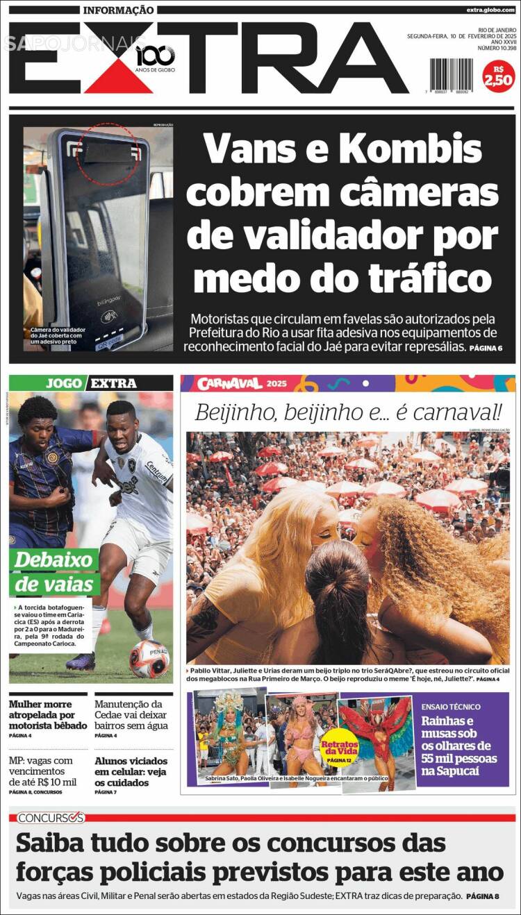 Portada de Extra (Brasil)